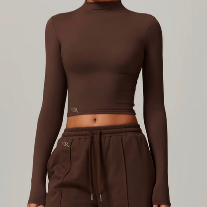 Signature Essential Long Sleeve- Chocolate (Pre-Order)