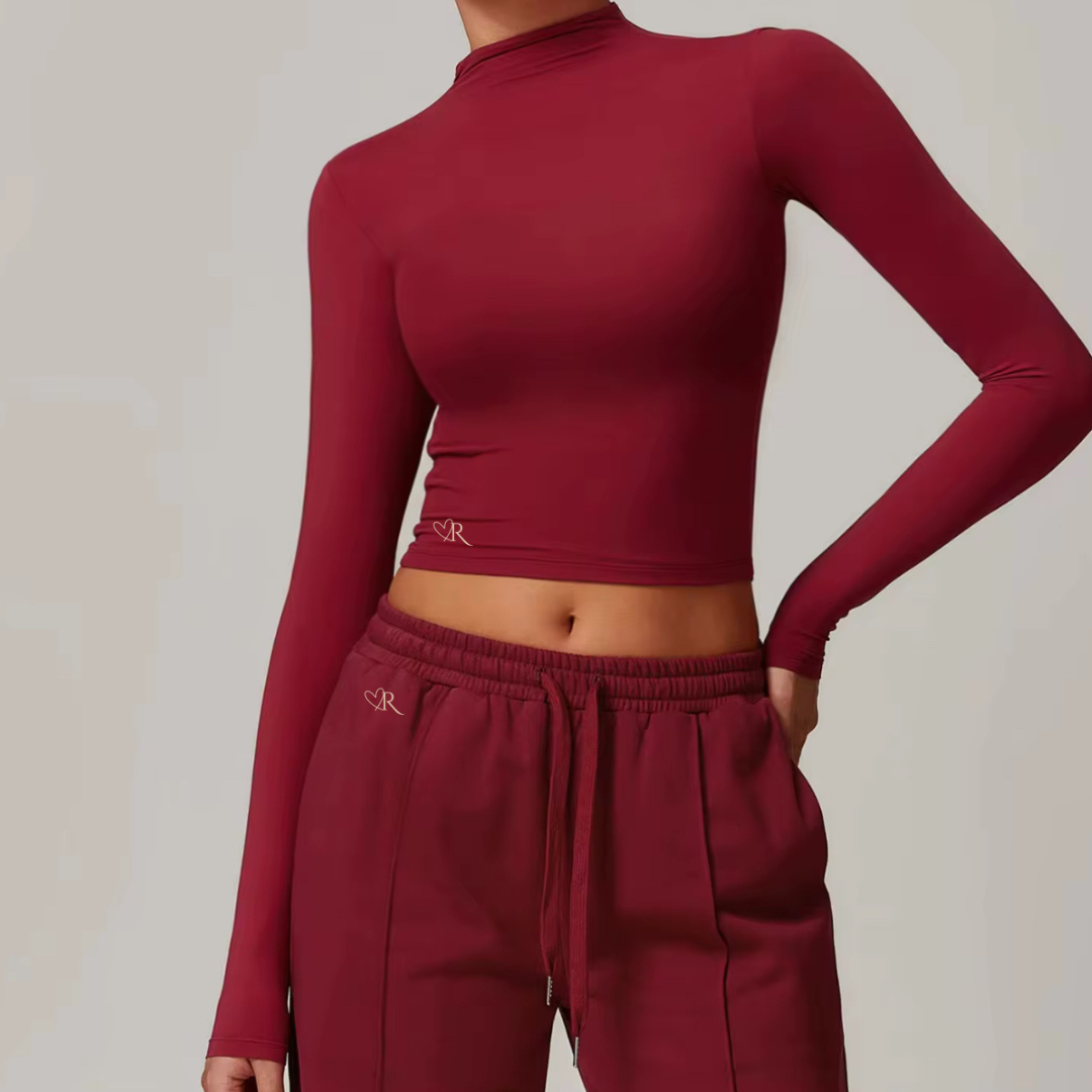 Signature Essential Long Sleeve- Sangria (Pre-Order)