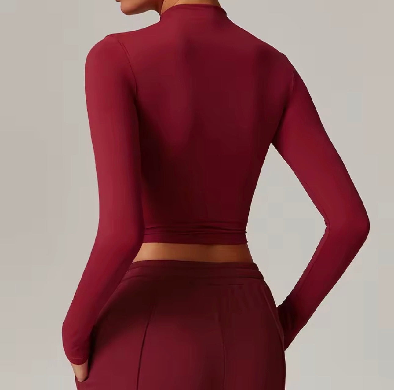 Signature Essential Long Sleeve- Sangria (Pre-Order)