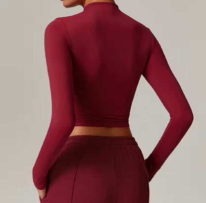 Signature Essential Long Sleeve- Sangria (Pre-Order)