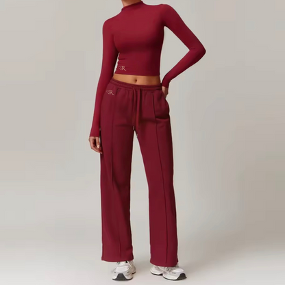 Signature Essential Pant- Sangria (Pre-Order)